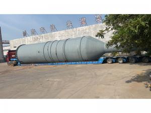 水冼塔進出料換熱器120噸